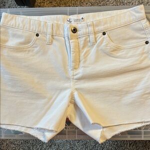Carve Designs Oahu White corduroy Dog town shorts